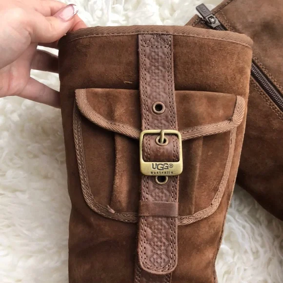 UGG Cargo Pocket Tall Shearling Boots - Picture 3 of 13